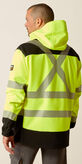 Rebar Hi-Vis Softshell Jacket Back